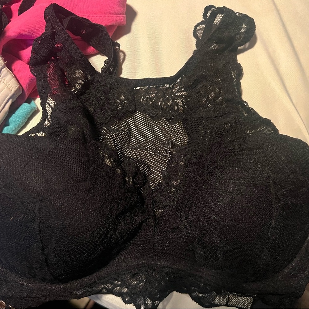 Elegant Black Lace Bralette